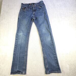Ariat Rebar M7 Slim Straight Leg Jeans Mens 30x34 Blue Stretch Denim